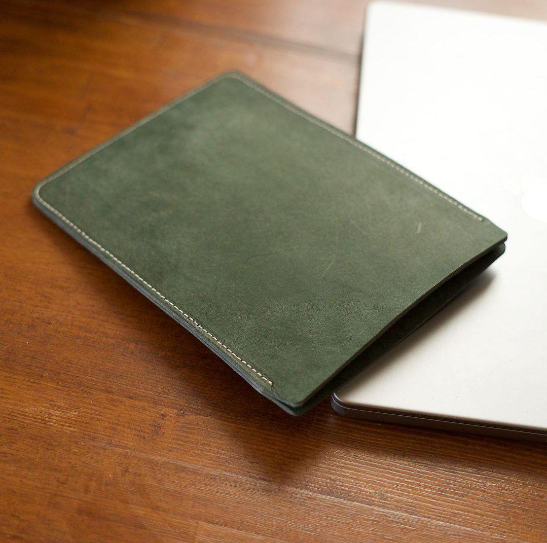 本革レザー iPadminiケース イタリアンレザー グリーン