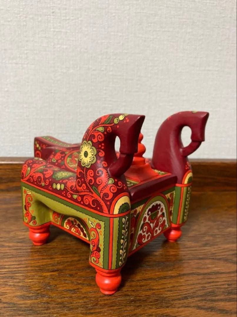 ロシア雑貨☆馬型ジュエリーBox 小物入れ horsesオリガ作 マトリョーシカ