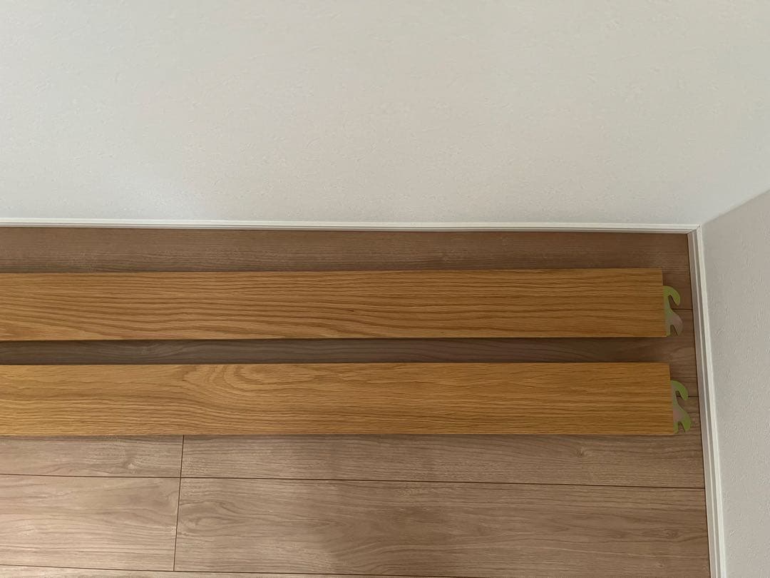 無印良品　木製ベッド　オーク材　突板　ダブル