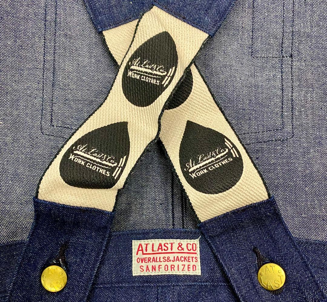 レア Atlast&co デニムオーバーオール つなぎ オールインワン