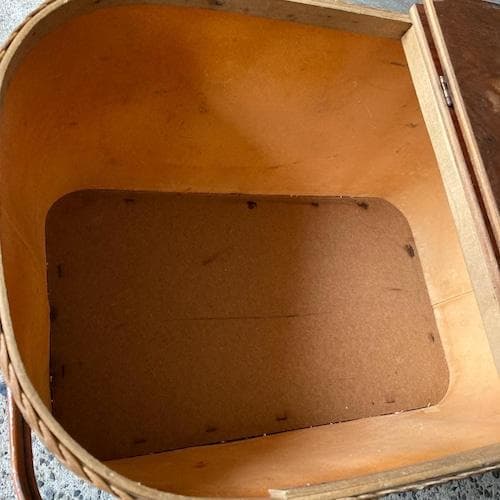 ビンテージ 60’s BURLINGTON社製 ピクニックバスケット USA製