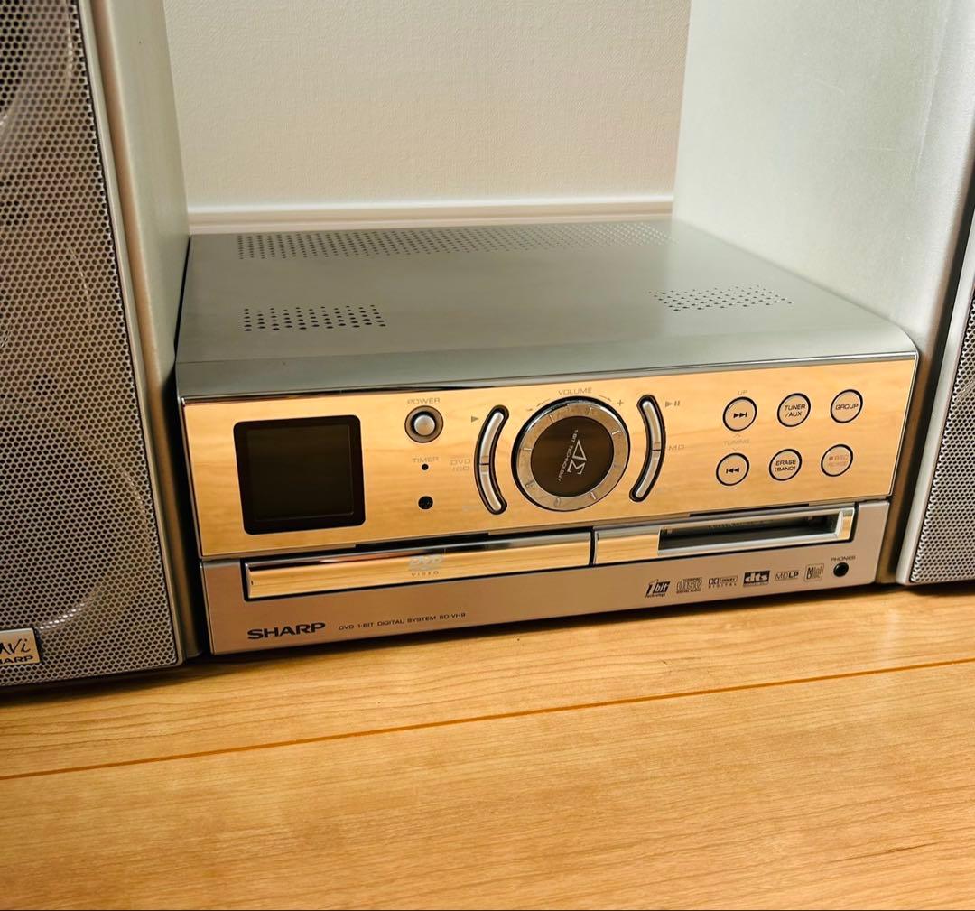 SHARP ミニコンポ SD-VH9-S シャープ CD MD DVD