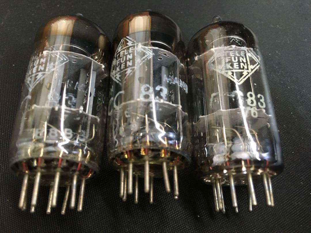 TELEFUNKEN 真空管 ECC803S1点 ECC83 3点 現状品