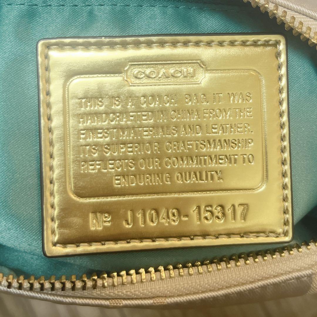 【極美品】COACH ポピー ショルダーバッグ ワンショルダー シグネチャー