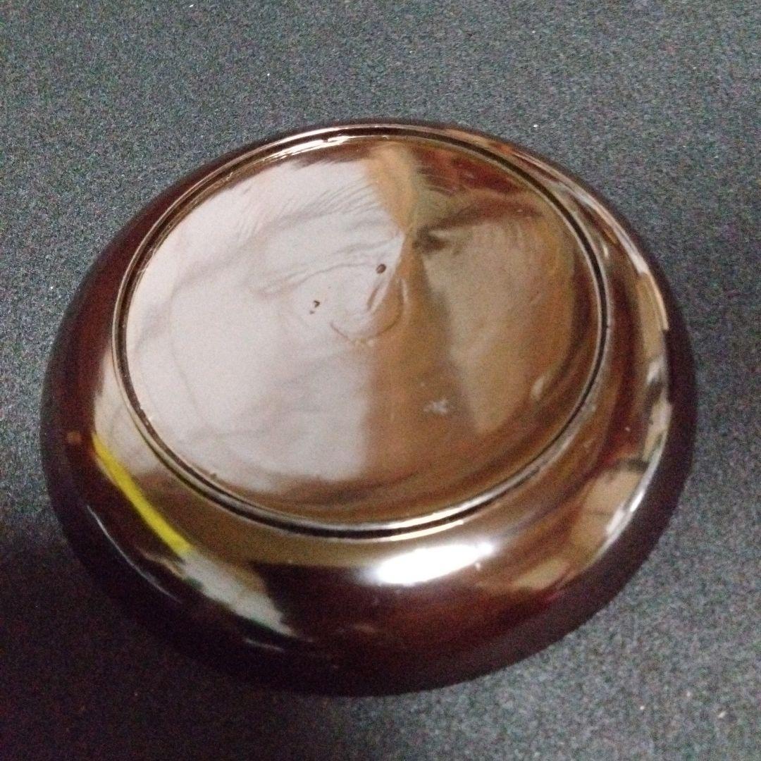 【漆器】輪島塗　江戸期　金蒔絵　金縁　本漆塗　紅葉鳥紋様