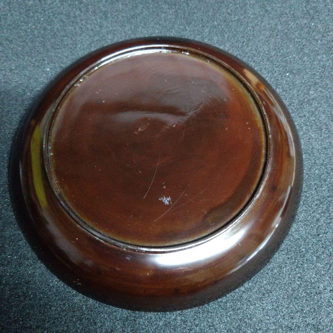 【漆器】輪島塗　江戸期　金蒔絵　金縁　本漆塗　紅葉鳥紋様