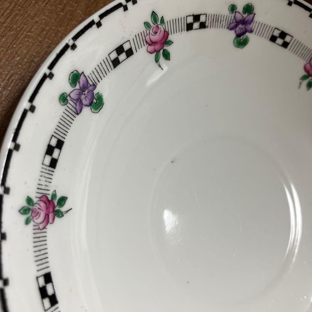 イギリス　アンティーク　Shelley シェリー　カップ＆ソーサー　プレート