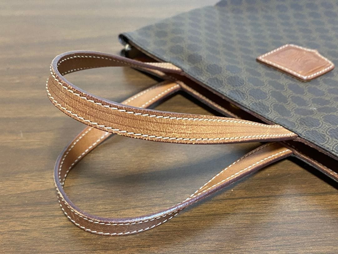 最終 セリーヌ ハンドバッグ マカダム M171 CELINE ミニトート