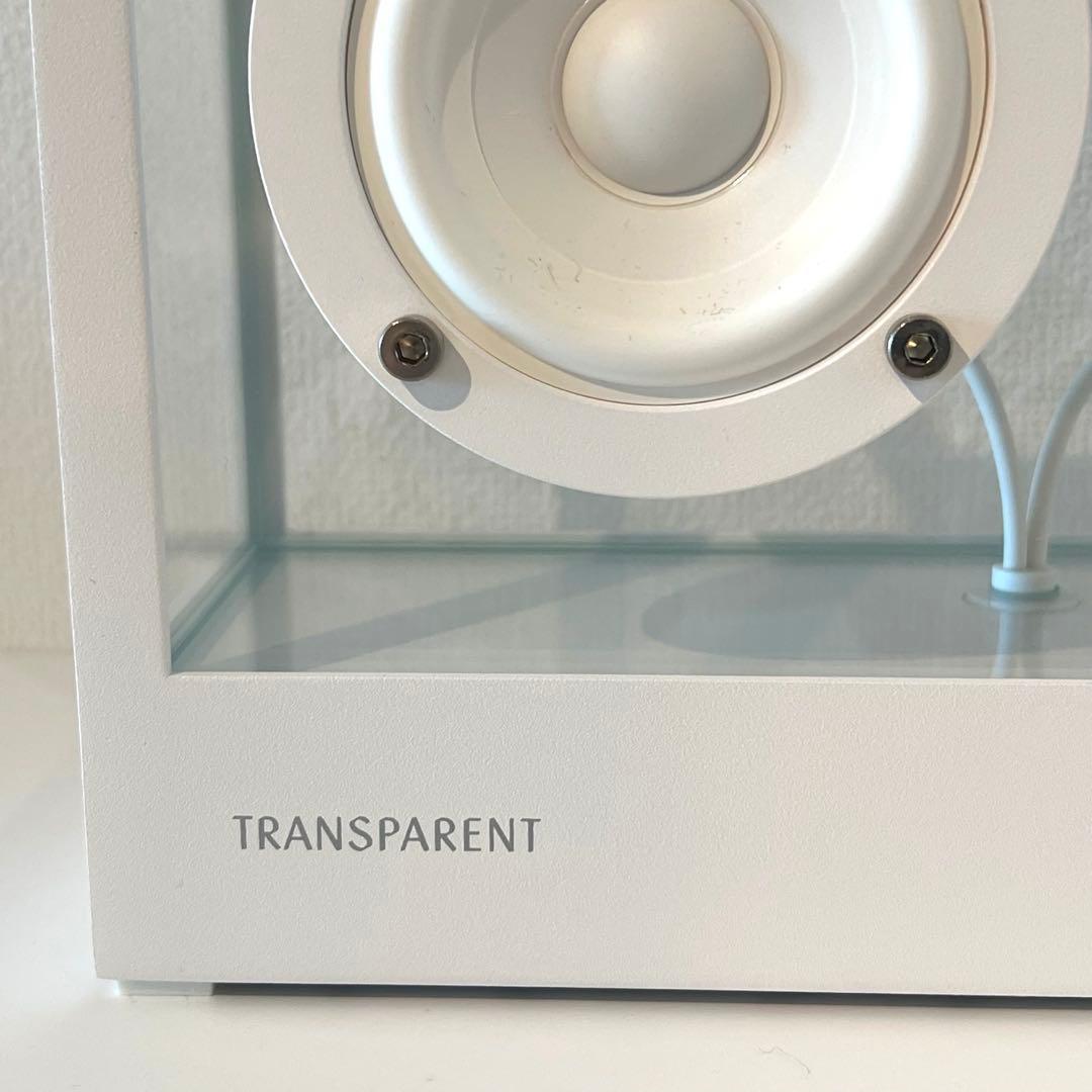 【未使用】TRANSPARENT スモール トランスペアレント スピーカー