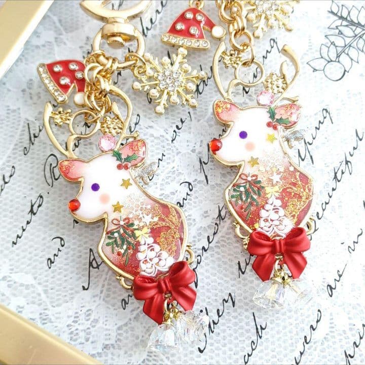 猫ちゃん達のピクニック♪︎　他レジンキーホルダー計9点　ハンドメイド