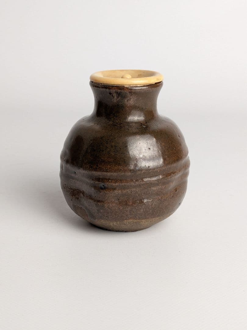 古高取茶入　仕覆、箱付　高取茶入　瀬戸茶入　唐物茶入