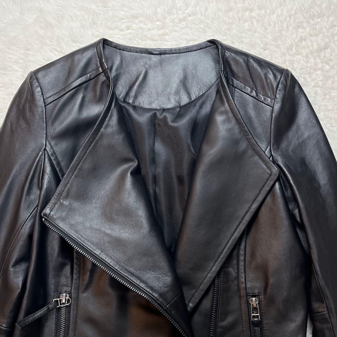 定価46000円　タグ付き　本革　羊革　レザー　ライダース