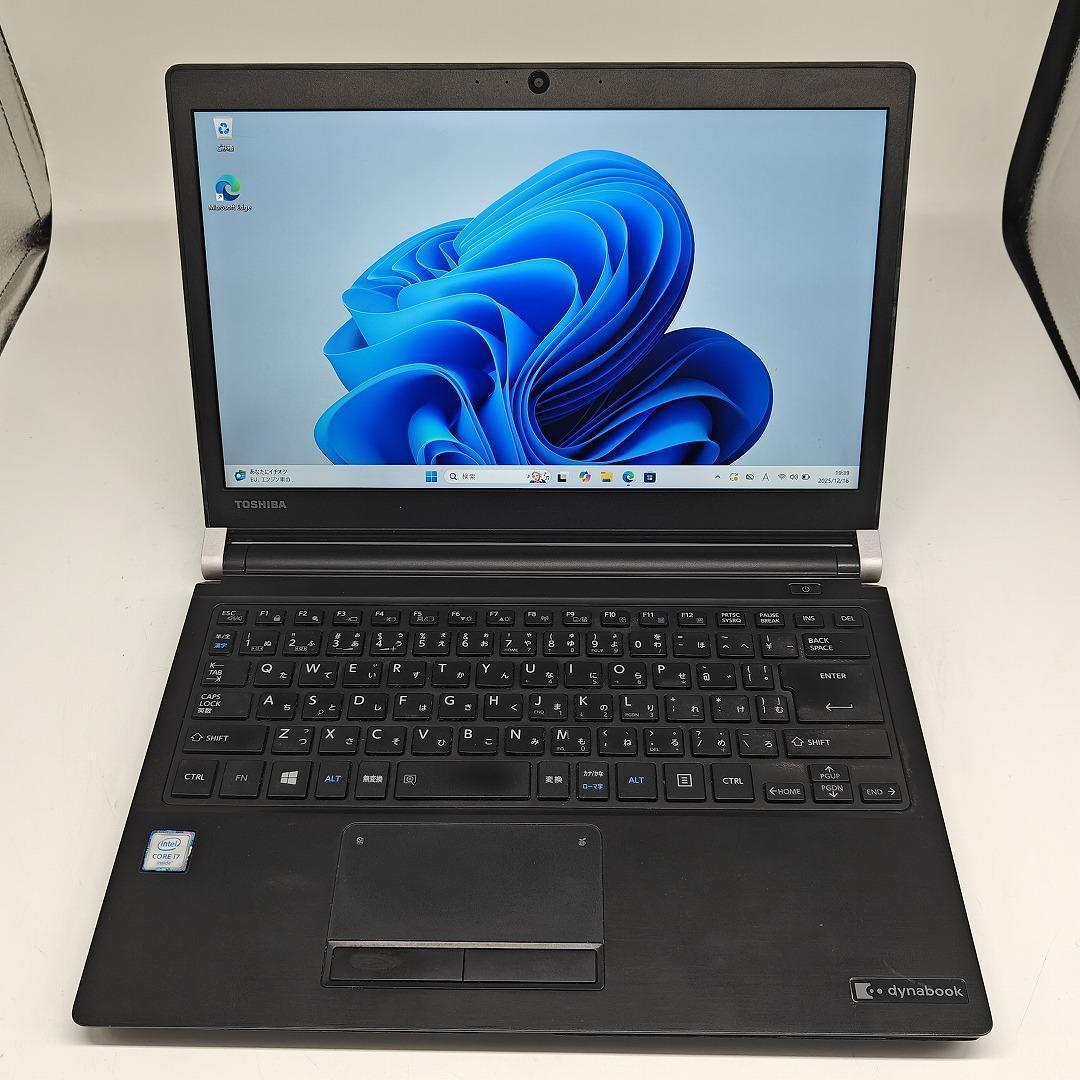 【東芝】RZ83 高速i7 新品SSD512GB 16GB ブラック ノートPC