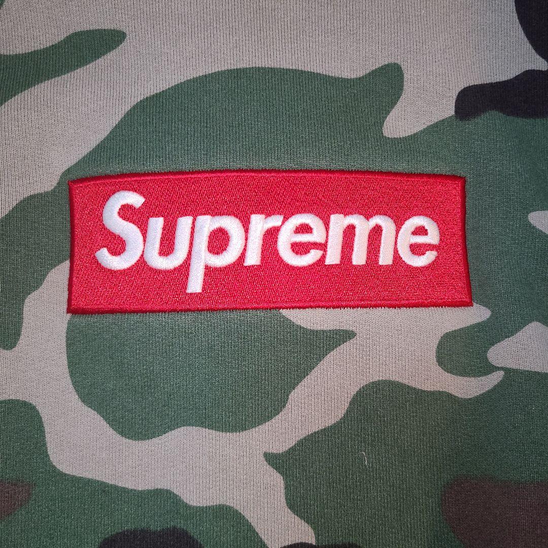 u*f様 Supreme ボックスロゴ トレーナー 迷彩柄 Sサイズ