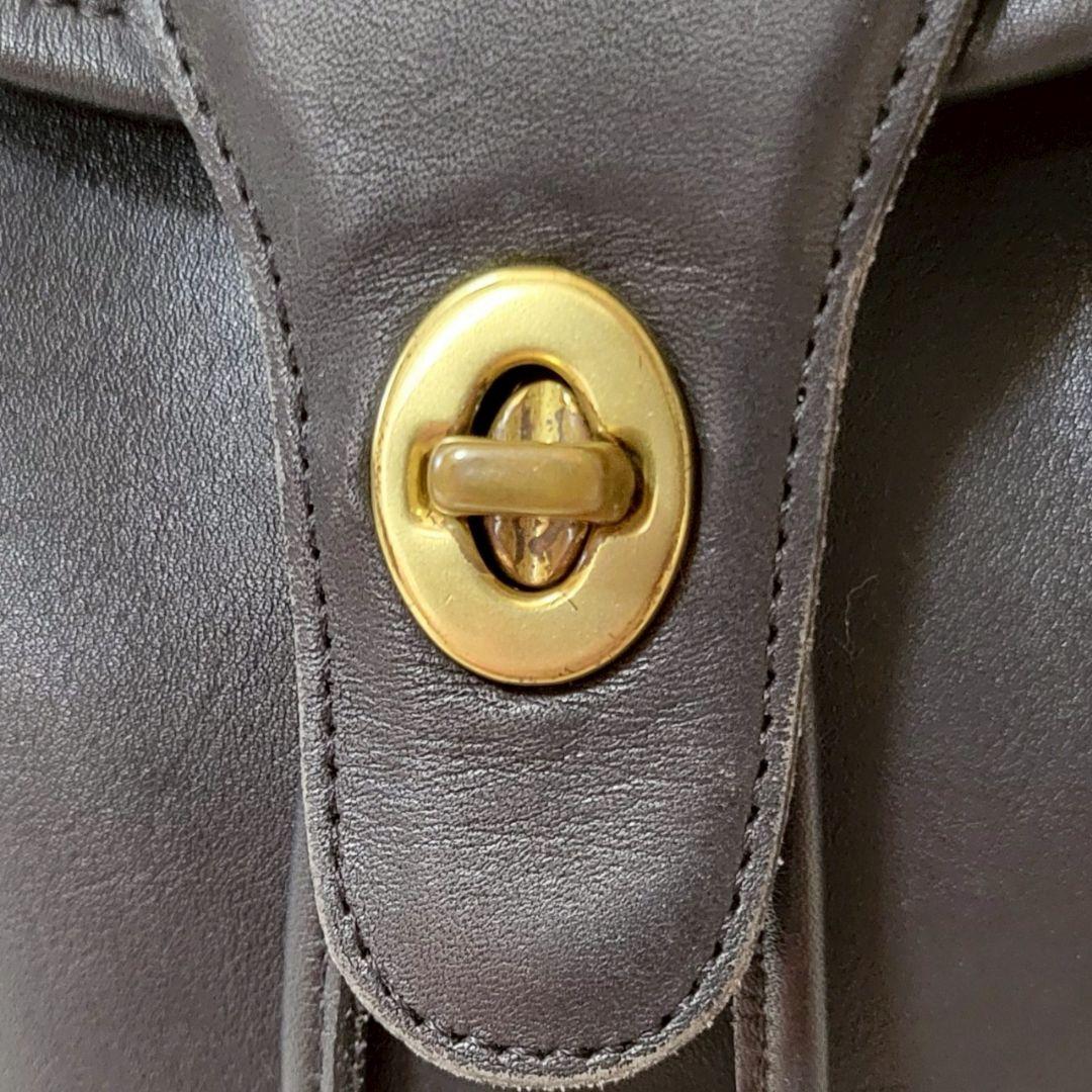 オールドコーチ リュック 巾着 肩掛け 希少 レア ターンロック ゴールド金具