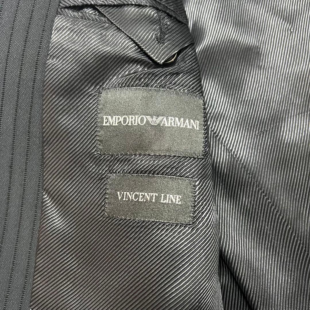 極美品✨エンポリオアルマーニ VINCENT LINE スーツ 黒 52サイズ