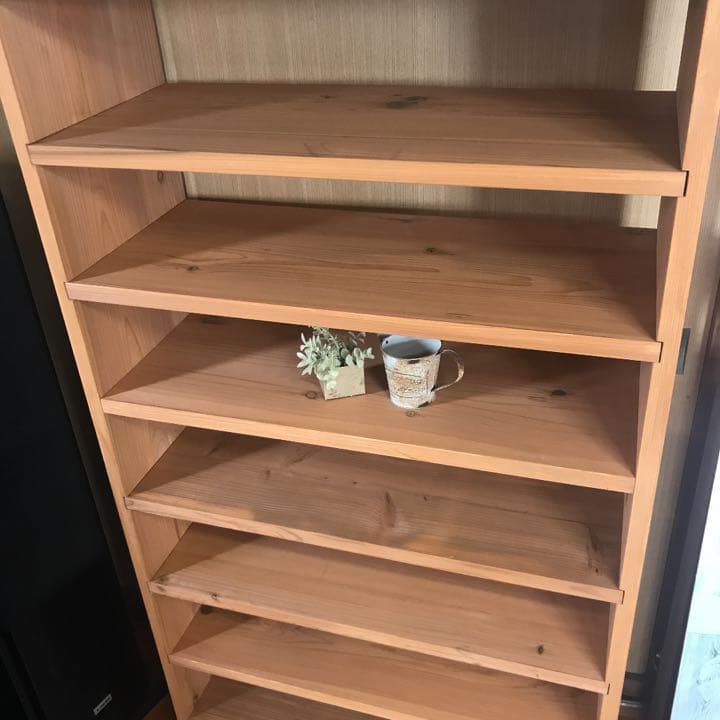 シューズ棚... 本棚... 飾り棚... 幅78高166.5奥行30