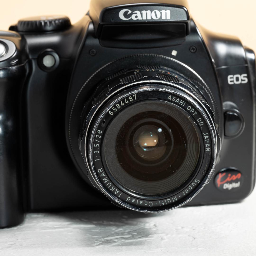 スマホ転送OK！Canon EOS kiss Digital レンズキット