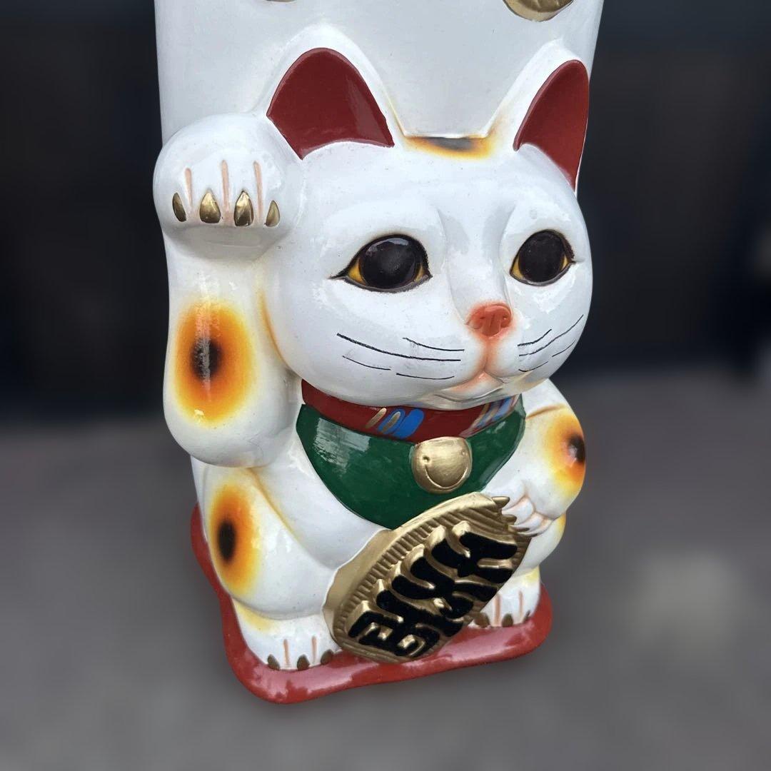 瞬間的お値下げ‼️招き猫デザイン傘立て　商売繁盛　縁起物！