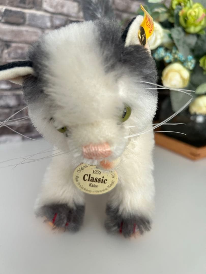 ア*リ様 シュタイフ クラシック キャットsteiff classic katz
