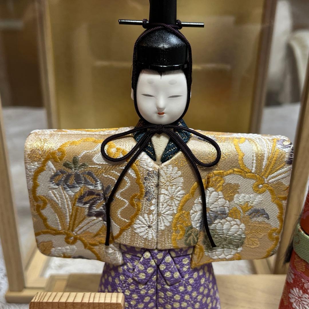 雛人形　江戸木目込人形　神雛　立ち人形　ひな人形　木村一秀