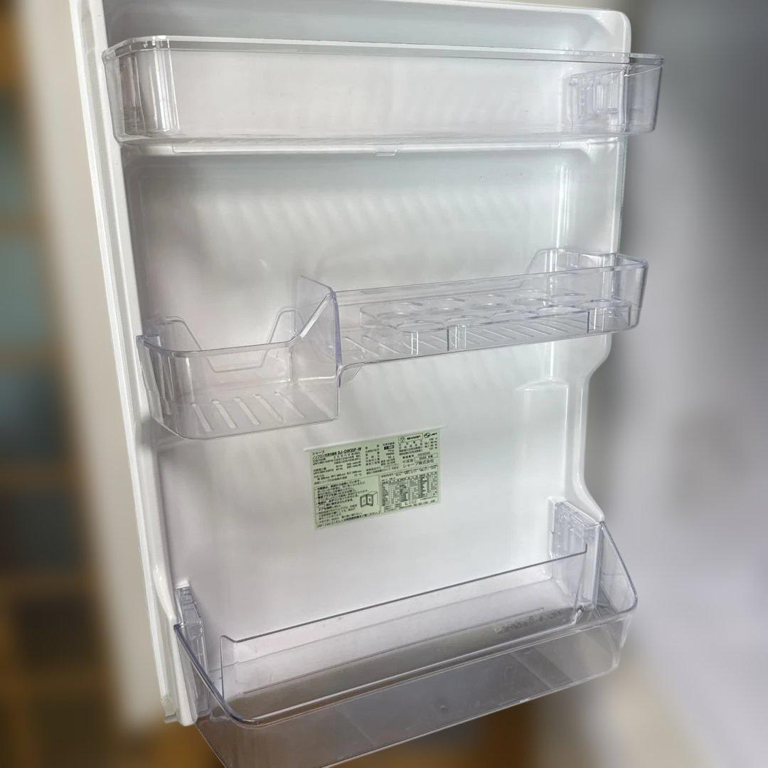 【送料込み】SHARP ノンフロン冷凍冷蔵庫 SJ-GW35F-W 2020年製