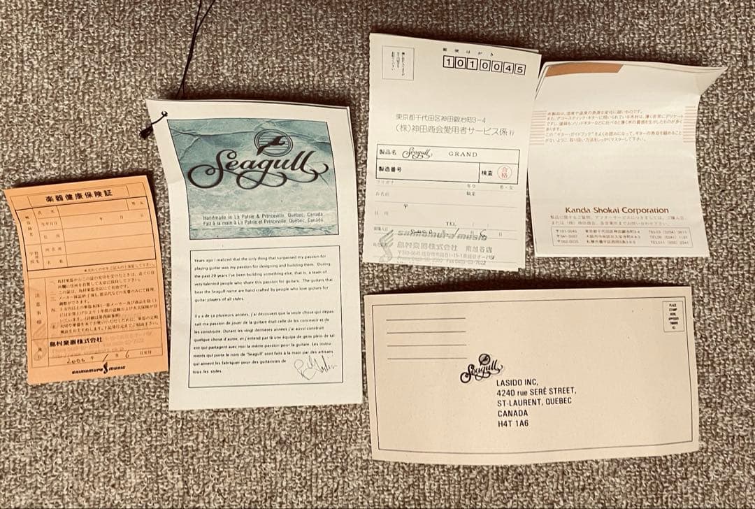 シーガル Seagull Grand パーラーギター【専用ハードケース付】