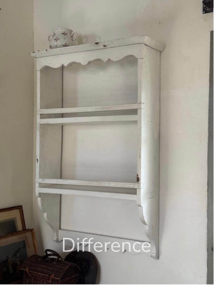 アンティーク 木製ウォールラック ディフェランス