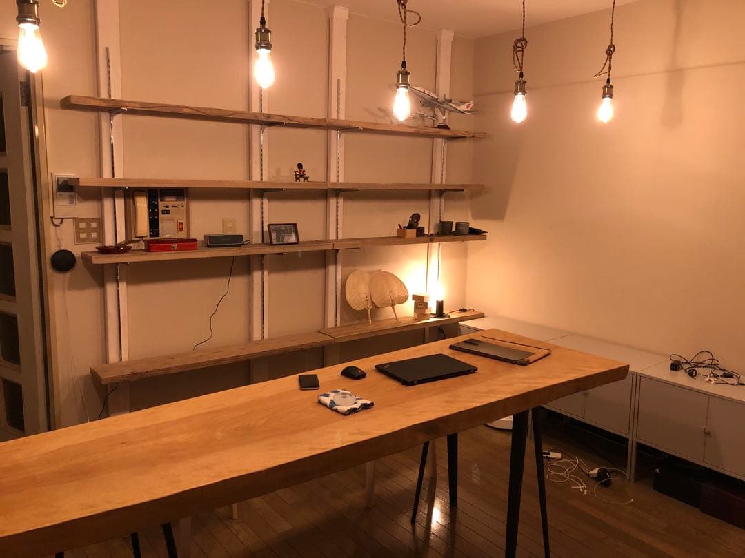 3/24終了　DIY 壁面収納　ロイヤル　チャンネルサポート　棚柱　棚受