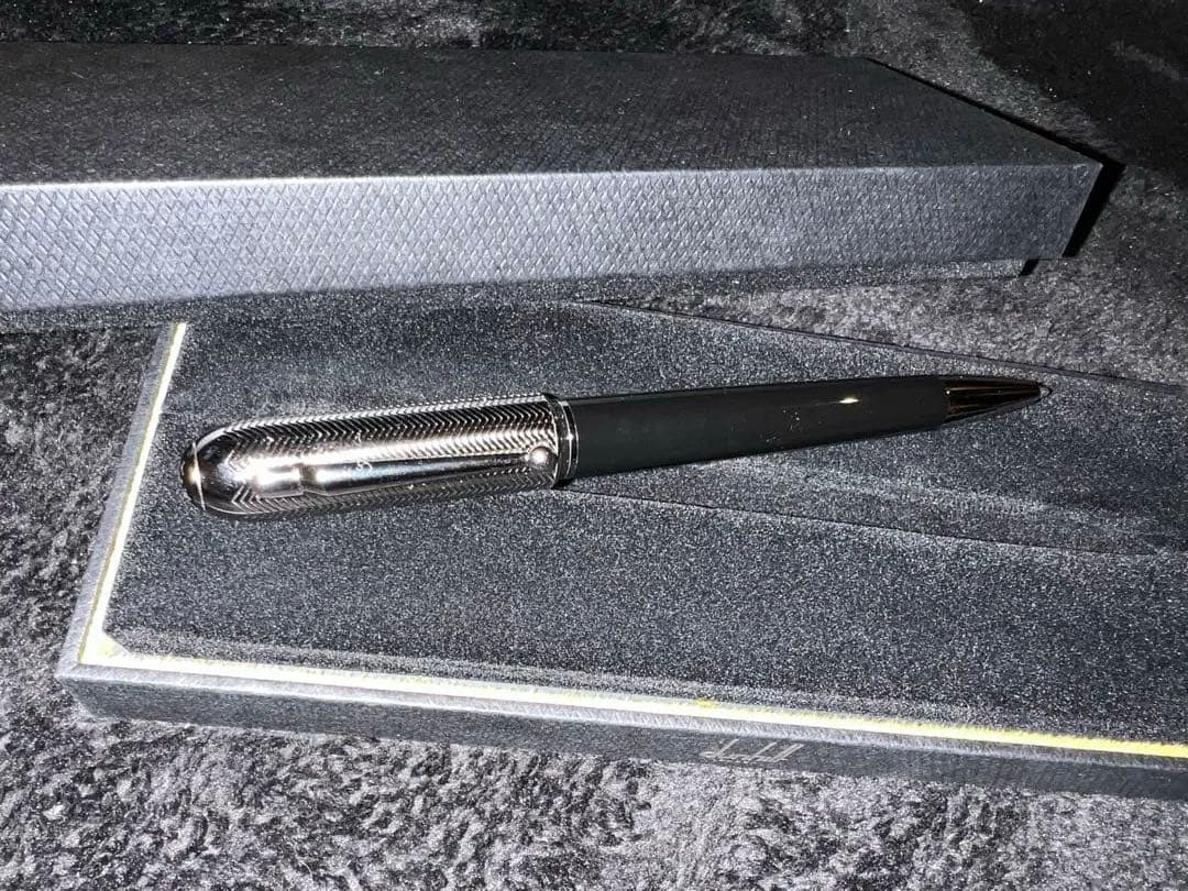 dunhill ボールペン 黒 専用ケース付き