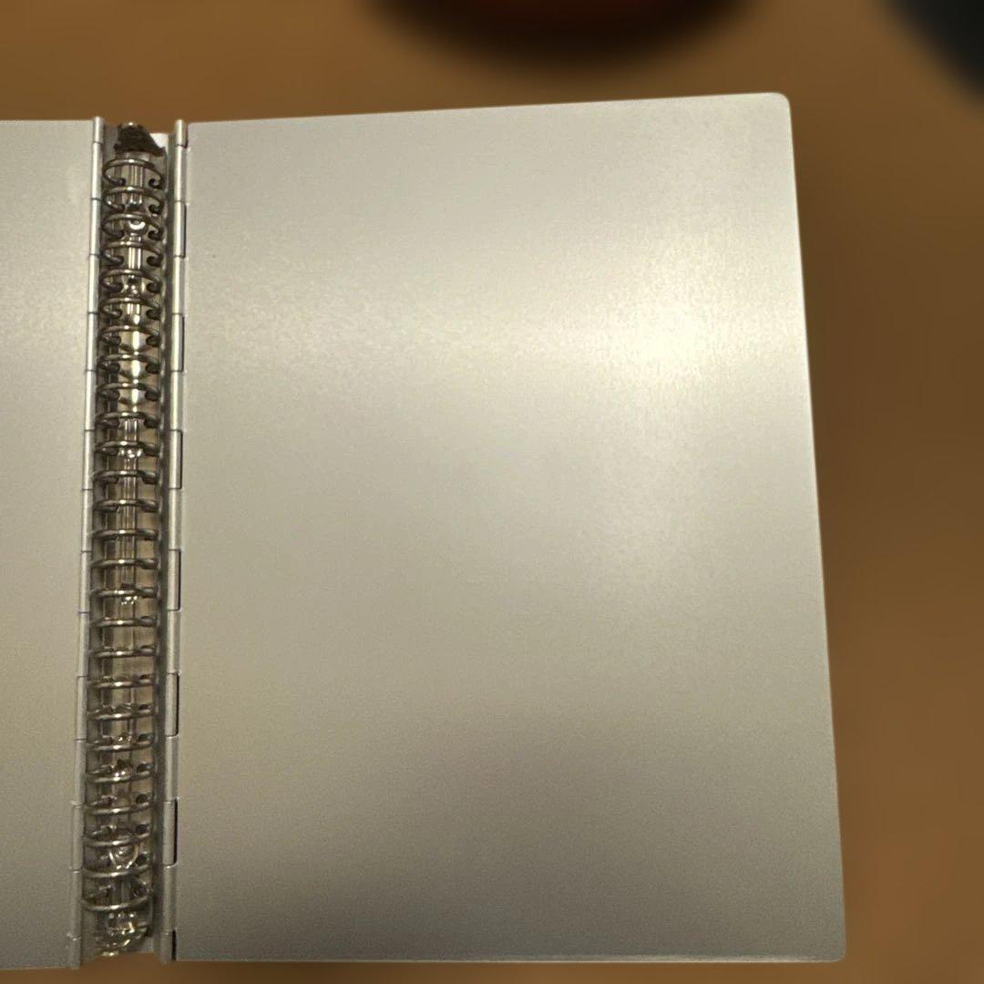 無印良品　廃盤品　アルミ　バインダー　b5 26穴