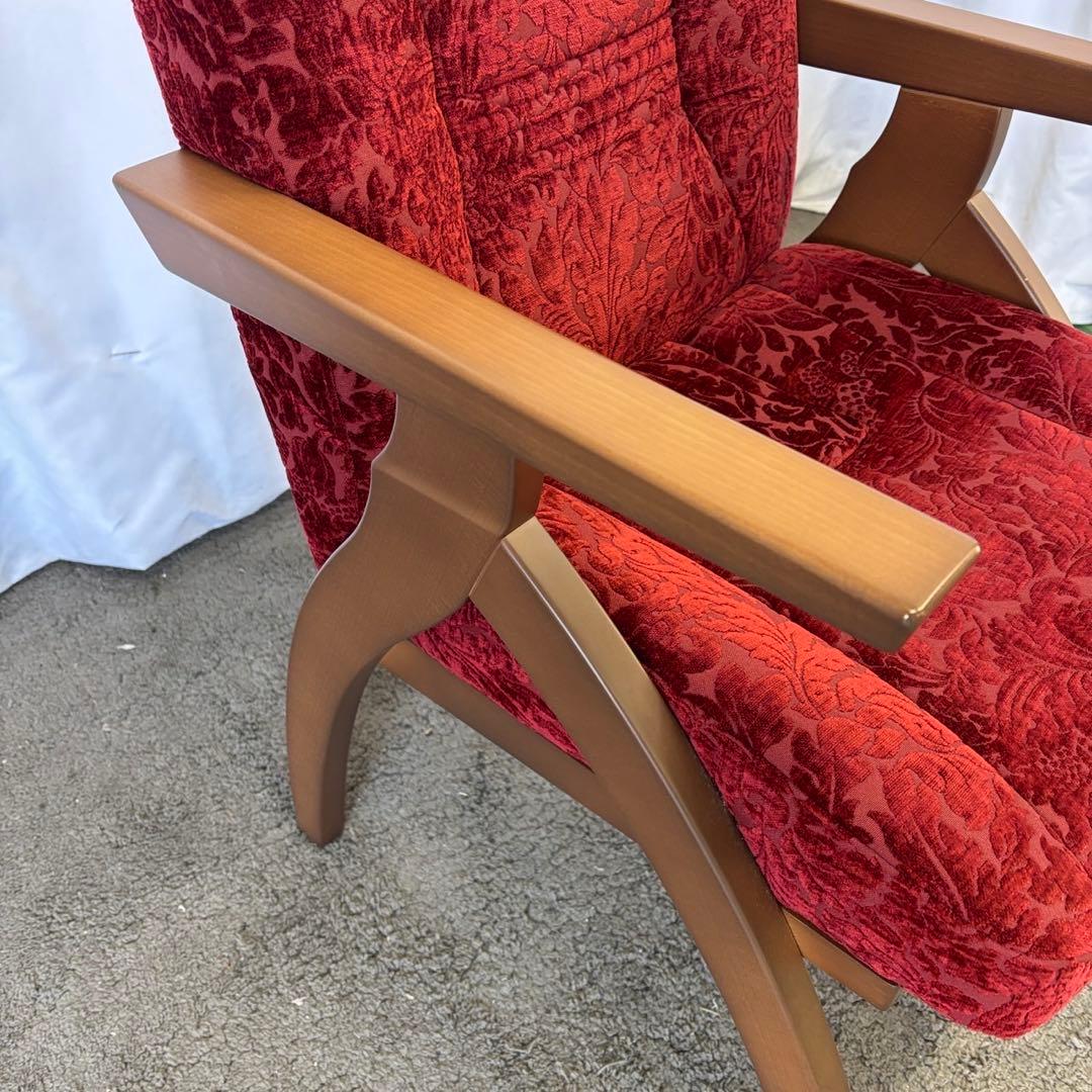 21⭕️展示品　ポスチャーサポートチェア　PSC-IV　赤　腰痛対策　設置無料