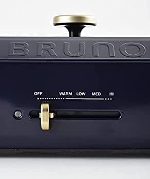 ブルーノBRUNOコンパクトホットプレートBOE021-NVネイビーブルー