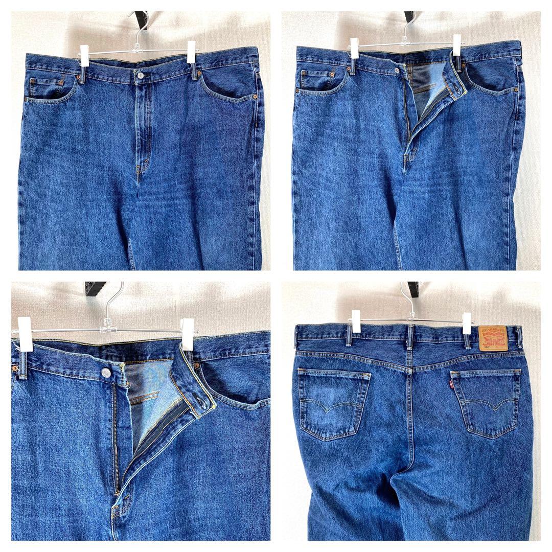 リーバイス560デニムパンツ大バギーワイドテーパードw48アメリカUSA古着