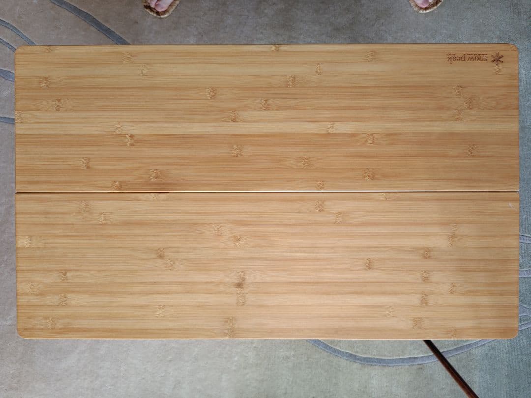  peak 折りたたみテーブル バンブー