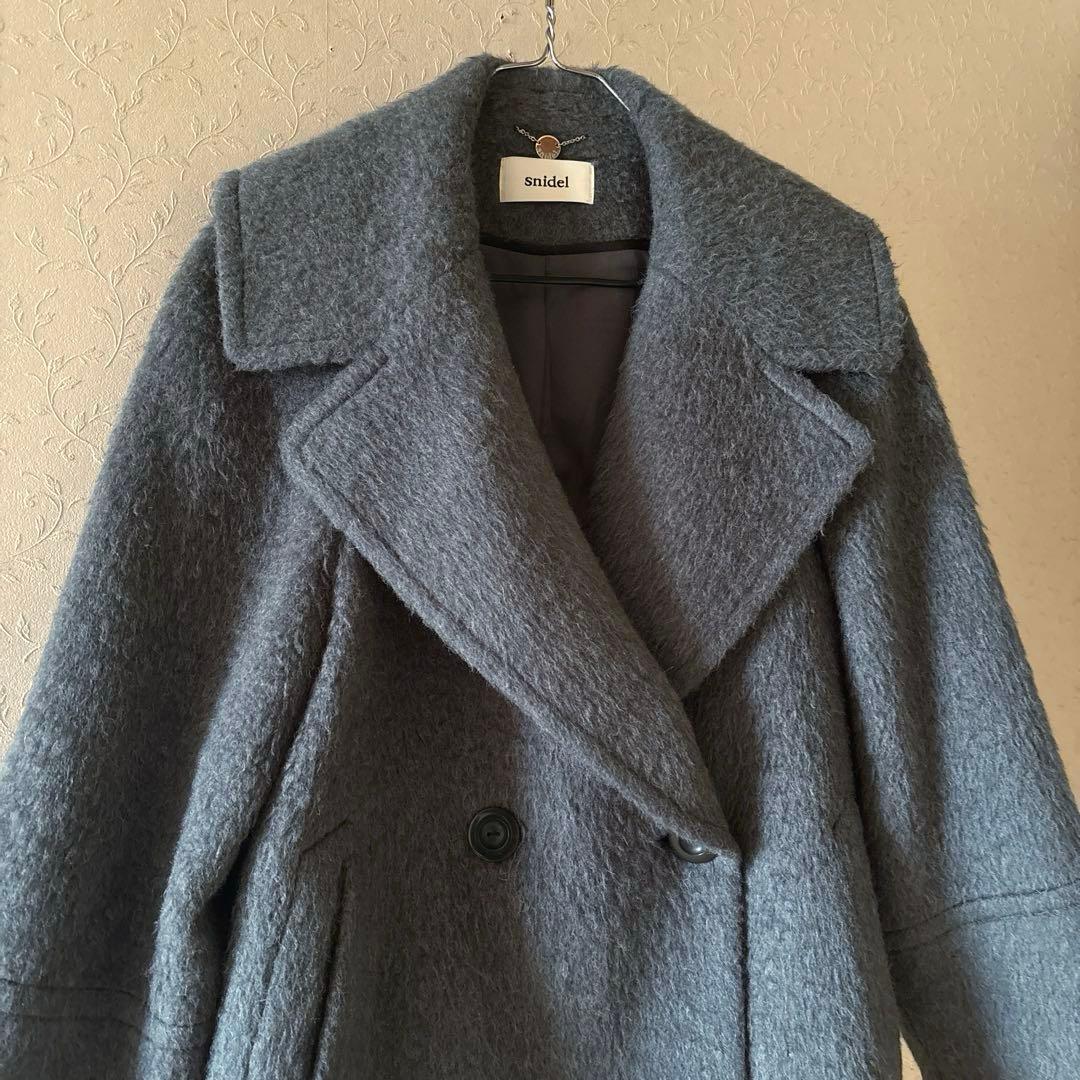 きっき◆SNIDEL◆定価26400円 アルパカ混 コクーンシャギーコート