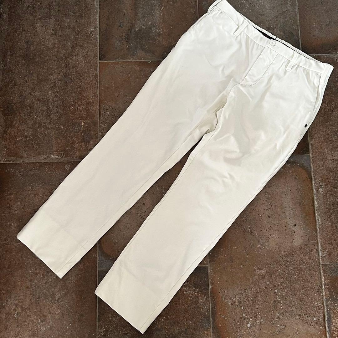 BRIEFING ブリーフィング　ゴルフパンツ　ストレッチ　メンズ　白 M ロゴ