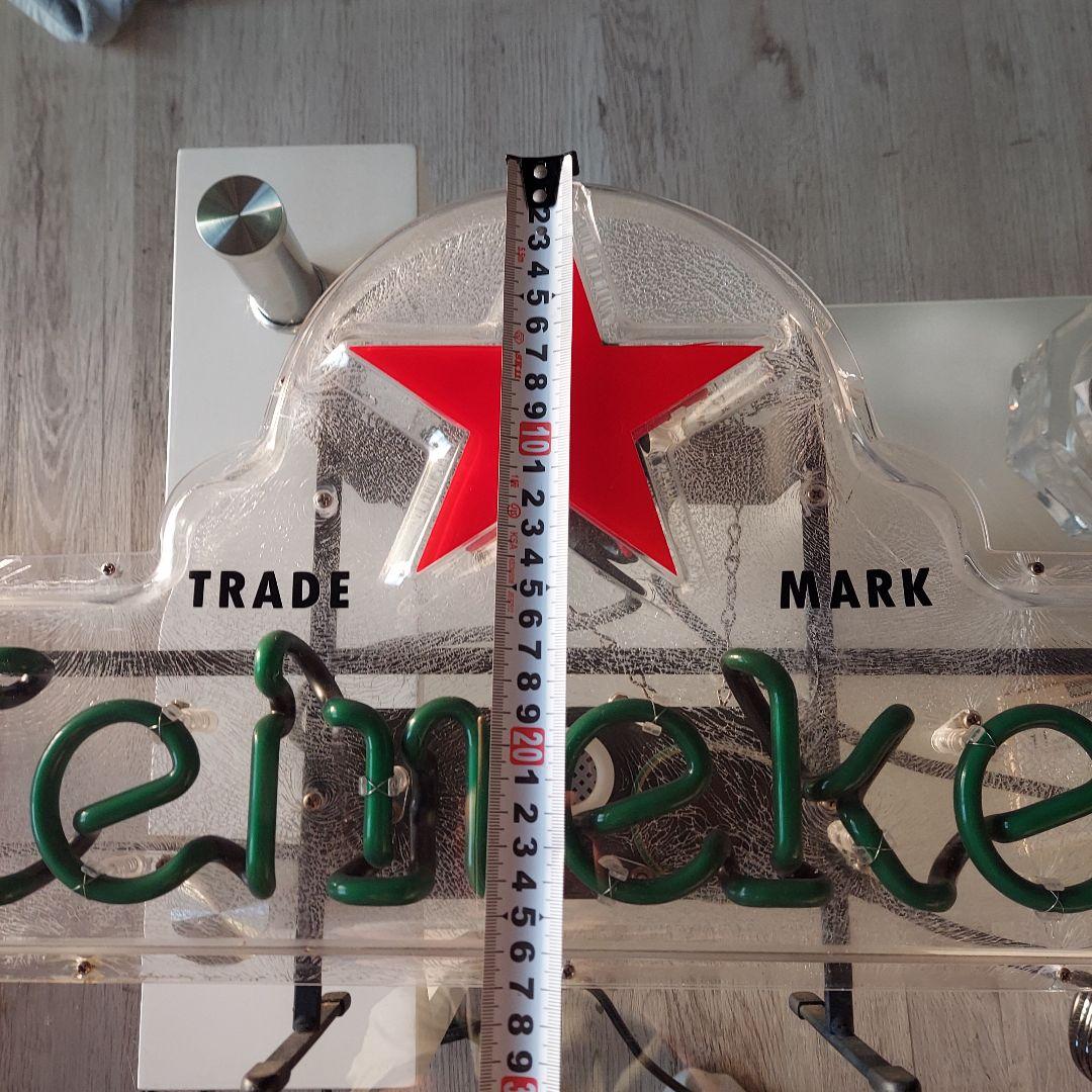 当時物Heineken ネオン管看板 アメリカ雑貨　レトロ
