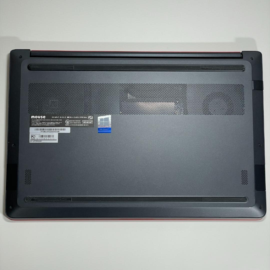 ★美品★ Mouse X4-R5 Ryzen5 ノートPC バッテリー◎ SSD
