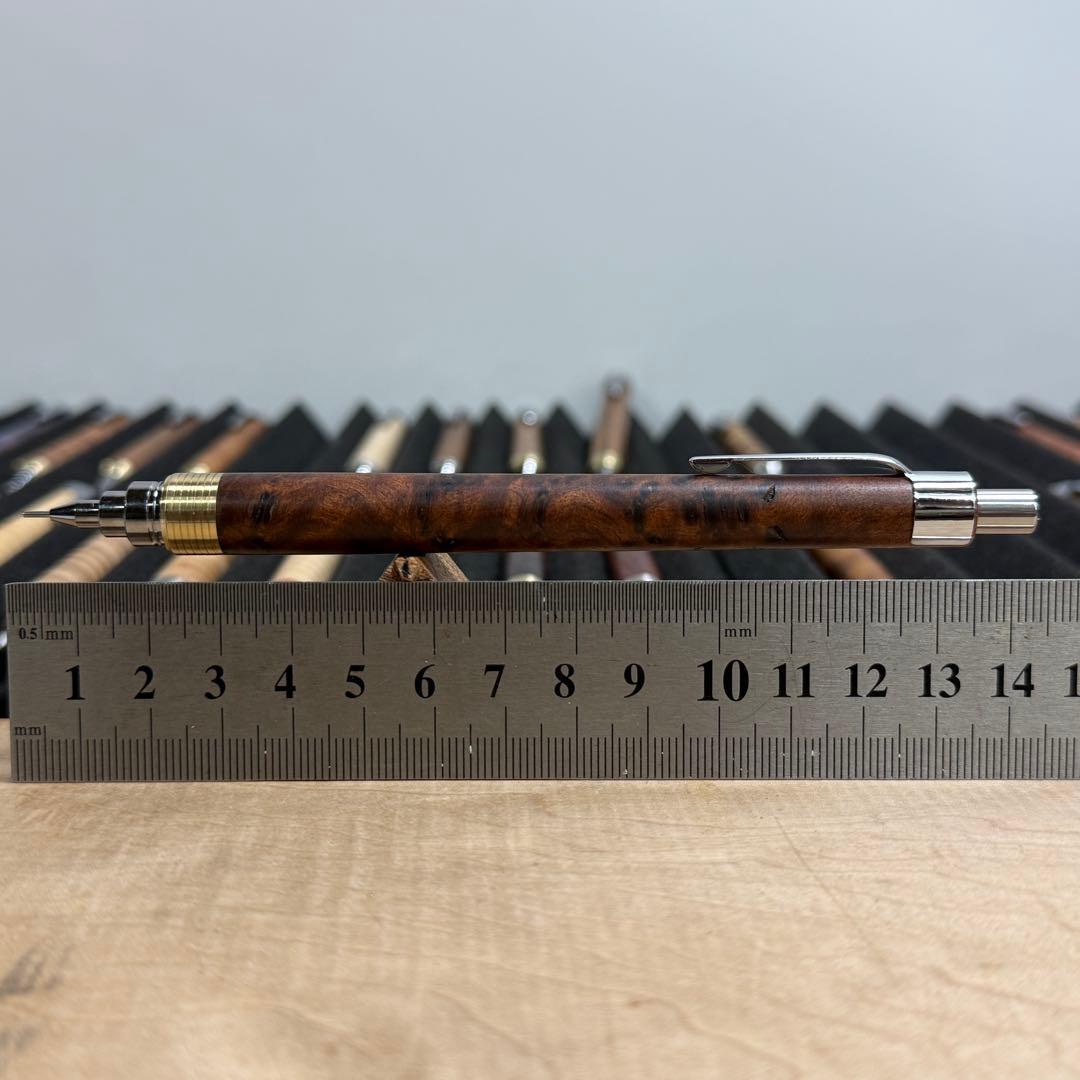 hone194台湾樟葡萄杢　瘤　最強低重心　溝付き　真鍮　瘤の欠け多い