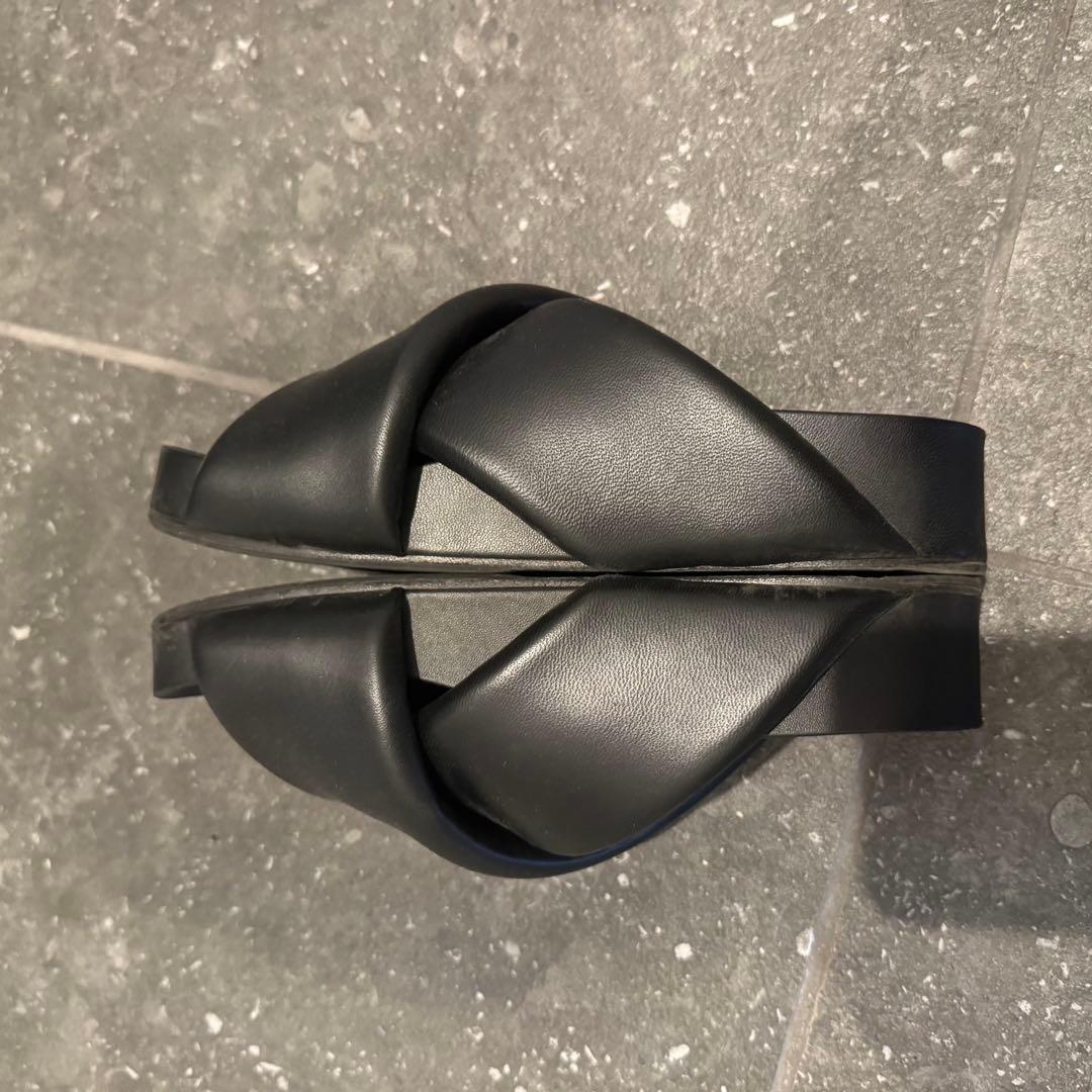 JIL SANDER クロスストラップサンダル 38