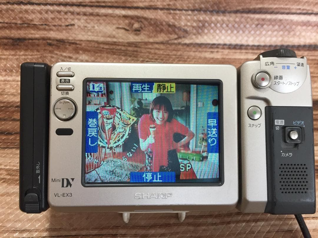 撮影再生ダビングOK　SAHRP　VL-EX3　付属品あり　液晶大画面