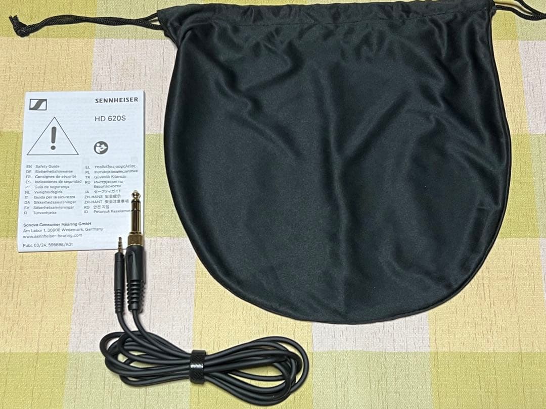 Sennheiser HD 620S 純正バランスケーブル付き