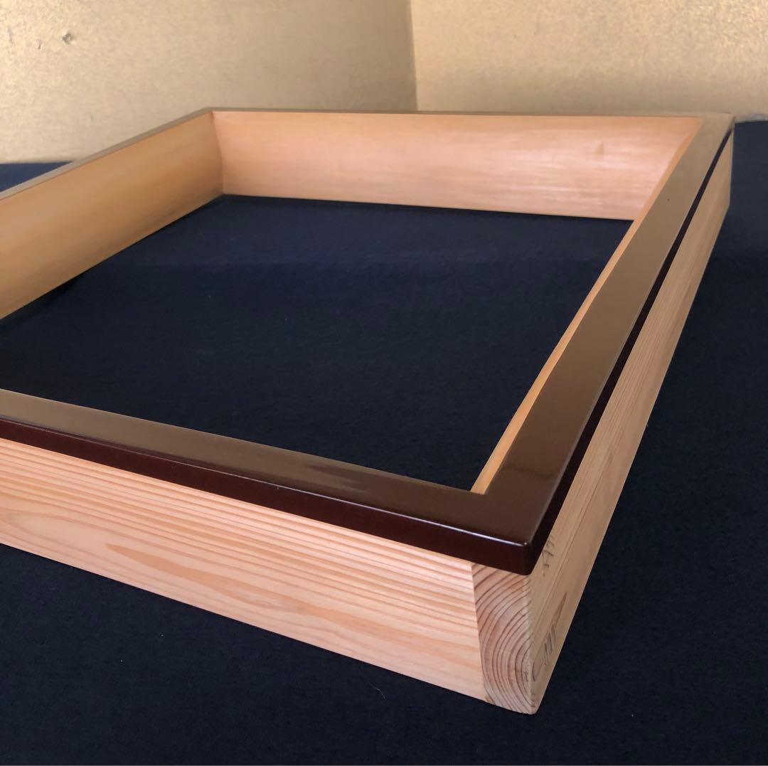 《R》茶道具 北山丸杉 炉縁 元箱　260116き4