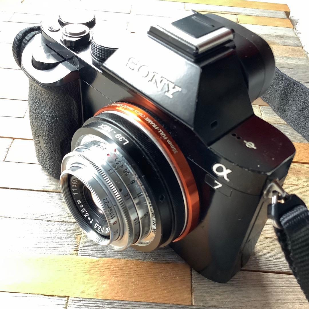 SONY α7用改造レンズ(ツアイステッサ35ミリf 3.5)