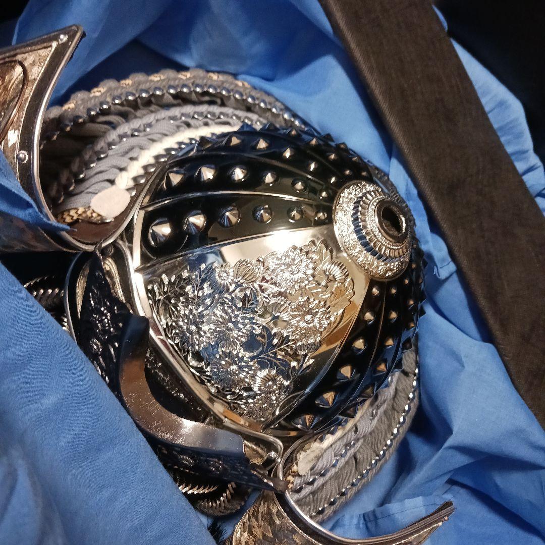 兜飾り 兜 五月人形 着用兜 金 銀 シルバー 伝統工芸 沈金 蒔絵 漆