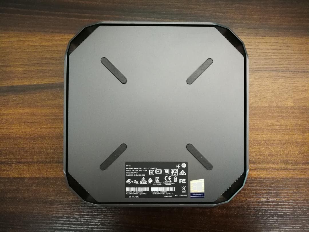 HP Z2 Mini G4 i7 9700KF 32GBメモリ 1TB SSD