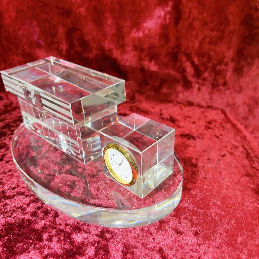 クリスタル　置き時計　セブンイレブン20000店舗達成記念