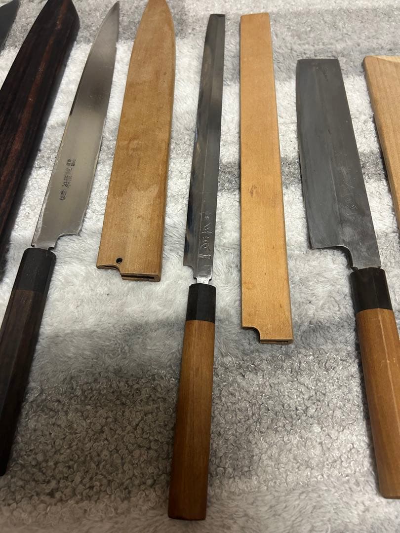 料理人使用後高級包丁