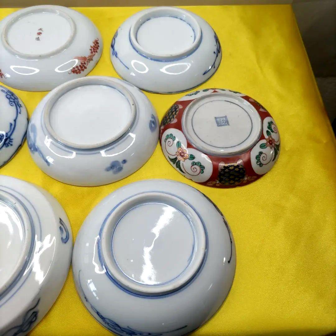 有田焼伊万里焼古伊万里大聖寺伊万里九谷焼古九谷豆皿小皿4寸皿10客アソートセット